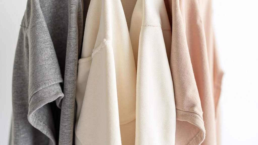 Close-up detail of fabric textures and layered clothing pieces showing different materials and finishes